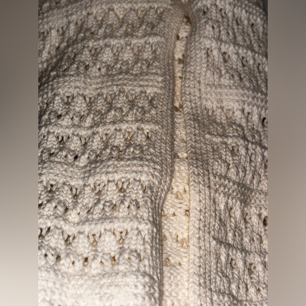 Old Navy Crochet Open Knit White Bodycon Dress Women‎ XL Swim Cover Up Midi - Picture 5 of 8